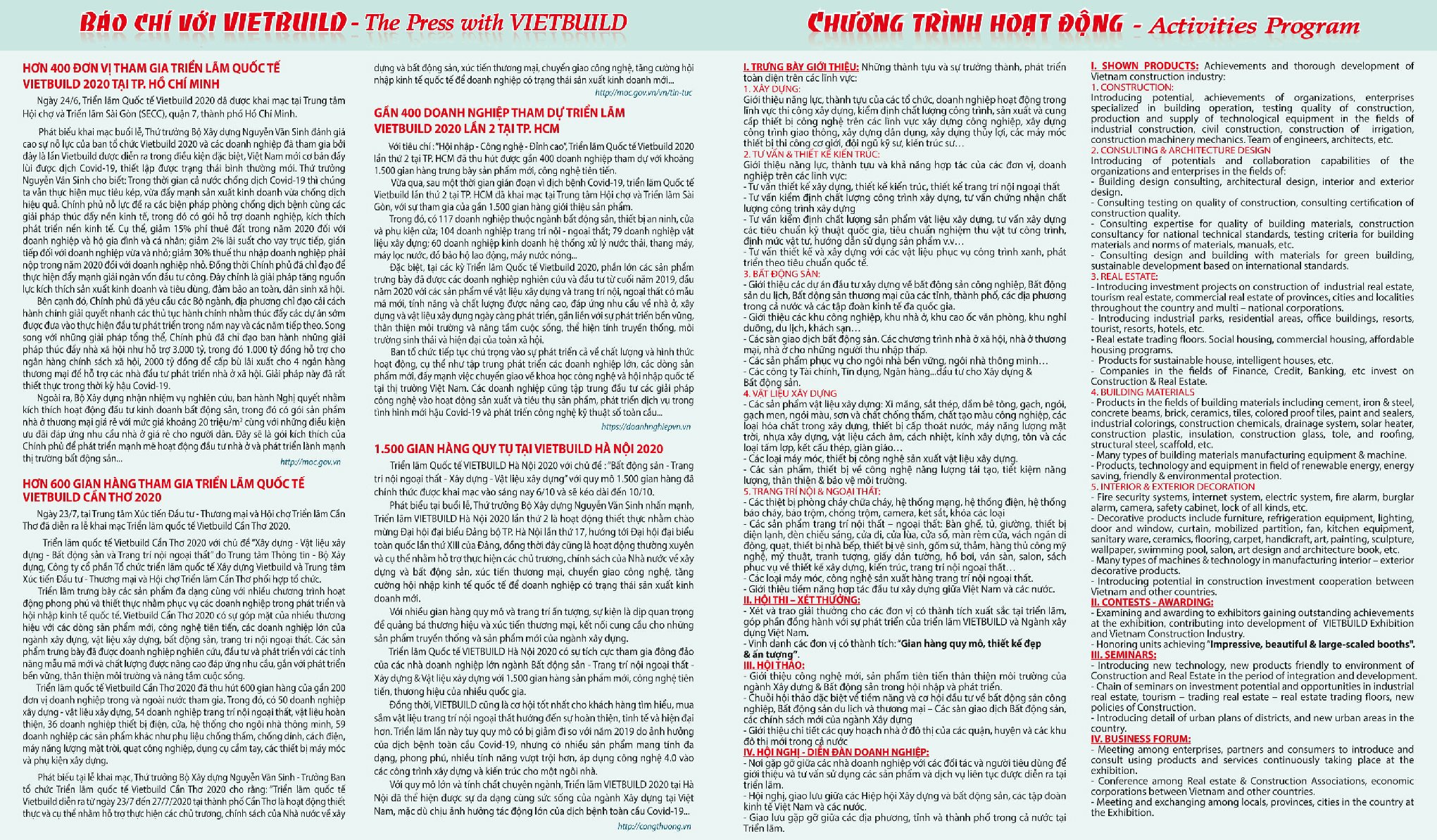 chương trình hoạt động